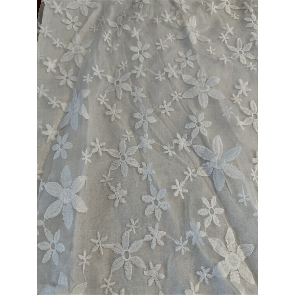 Women’s Blouse Shirt Floral Flowers Lace 5XL White Flowy Boho Gracila - Picture 3 of 16